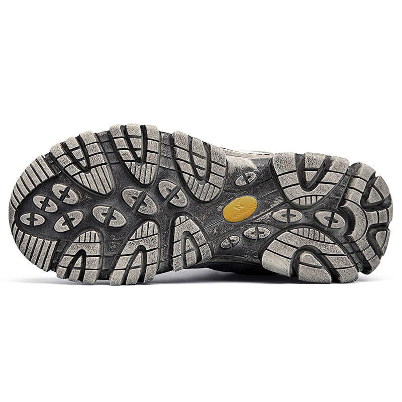 Men’s Hiking Shoes, Breathable Mesh Trail Sneakers, Non-Slip Grip Sole, Low-Top