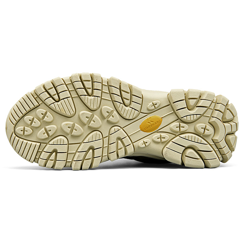 Men’s Hiking Shoes, Breathable Mesh Trail Sneakers, Non-Slip Grip Sole, Low-Top
