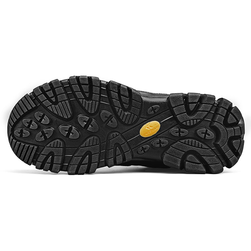 Men’s Hiking Shoes, Breathable Mesh Trail Sneakers, Non-Slip Grip Sole, Low-Top