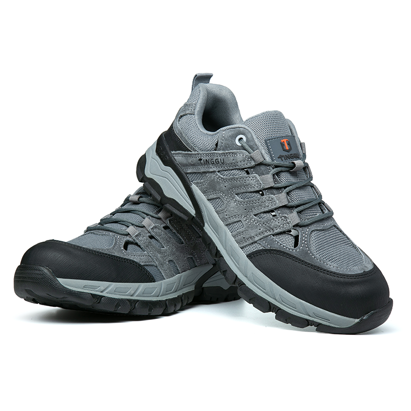 Men's Orthopedic Arch Support Wide Toe Ankle Support Hiking Shoes Waterproof Non-slip Anti-puncture Work Shoes