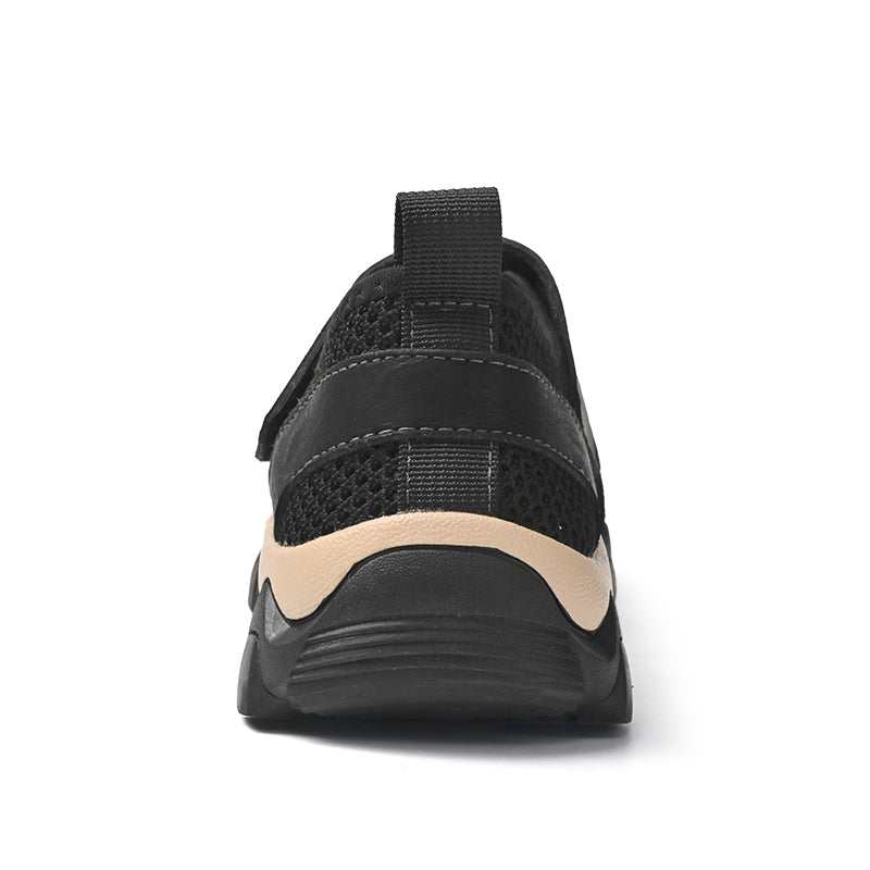 (⏰Limited Time Sale 70% OFF) Men's Orthopedic Arch Support Wide Toe Lightweight Outdoor Walking Shoes, Breathable Mesh Slip-On Non-Slip Work Shoes