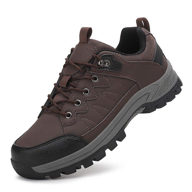 ⏰Limited Time Sale 70% OFF-Men's Orthopedic Arch Support Wide Toe Lightweight Hiking Shoes Waterproof Non-slip Scratch-Resistant Work Shoes, Ideal For Hike All Day with Comfort and Zero Fatigue