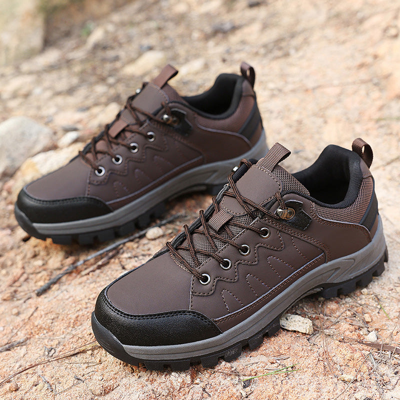 ⏰Limited Time Sale 70% OFF-Men's Orthopedic Arch Support Wide Toe Lightweight Hiking Shoes Waterproof Non-slip Scratch-Resistant Work Shoes, Ideal For Hike All Day with Comfort and Zero Fatigue