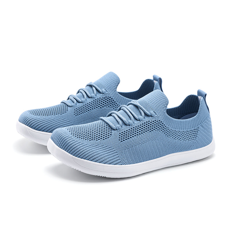 Men‘s’ Wide Toe Box Running Walking Shoes - Zero Laces Comfort, Non-Slip Traction & Cushioned Support