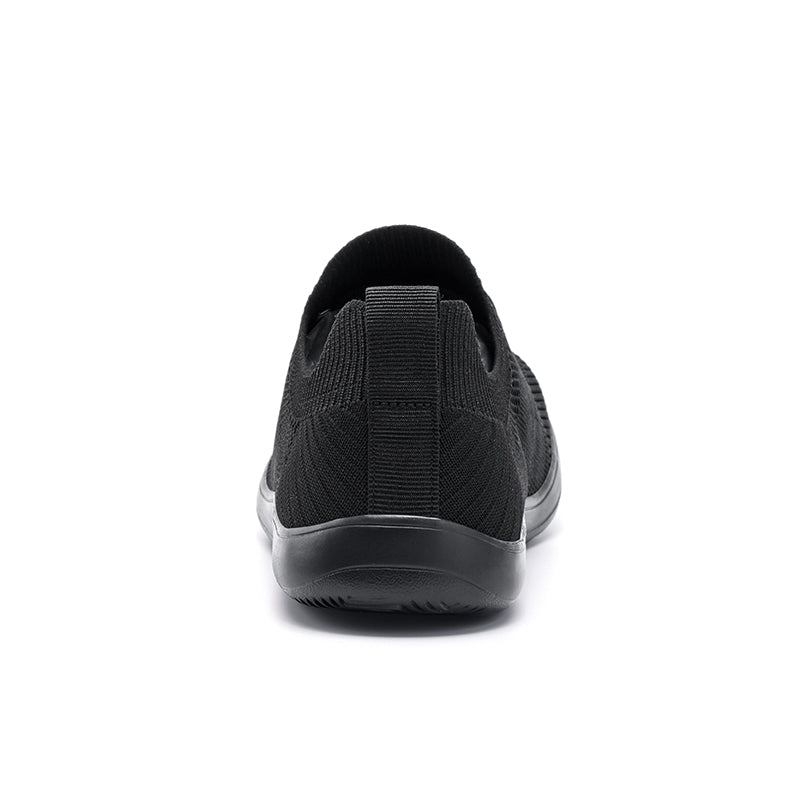 Men‘s’ Wide Toe Box Running Walking Shoes - Zero Laces Comfort, Non-Slip Traction & Cushioned Support