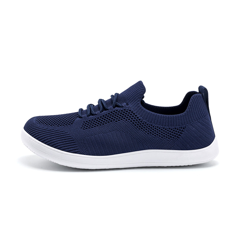 Men‘s’ Wide Toe Box Running Walking Shoes - Zero Laces Comfort, Non-Slip Traction & Cushioned Support