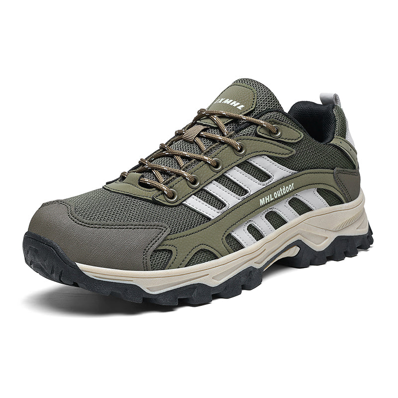 Men's Orthopedic Arch Support Wide Toe Ankle Support Hiking Shoes Waterproof Non-slip Anti-puncture Work Shoes