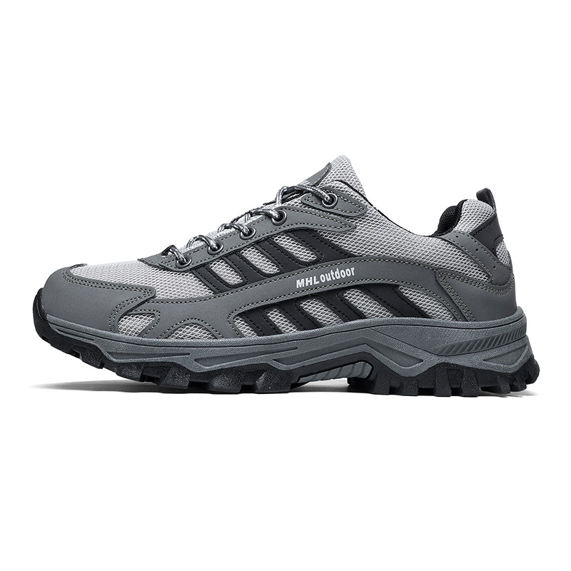 Men's Orthopedic Arch Support Wide Toe Ankle Support Hiking Shoes Waterproof Non-slip Anti-puncture Work Shoes