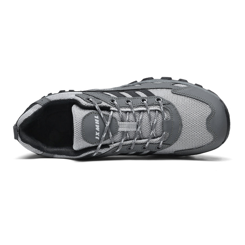 Men's Orthopedic Arch Support Wide Toe Ankle Support Hiking Shoes Waterproof Non-slip Anti-puncture Work Shoes