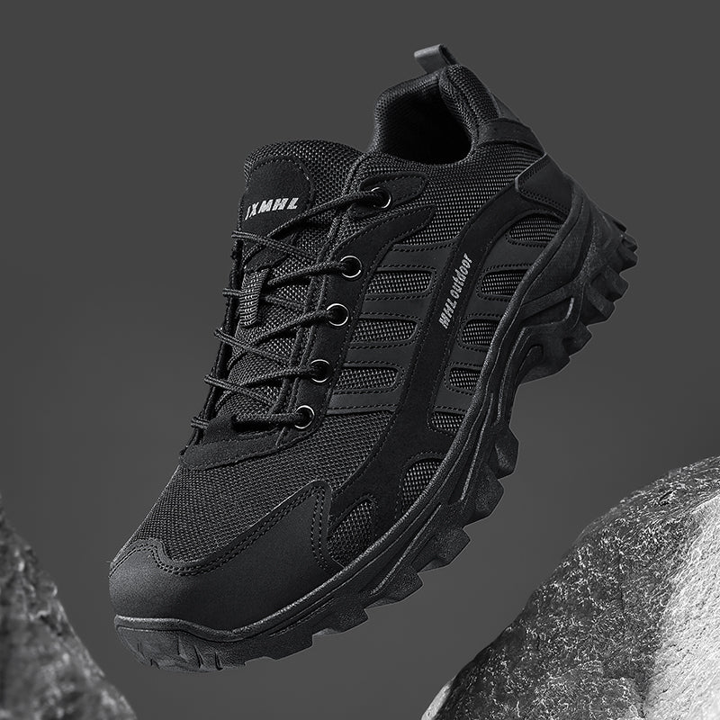 Men's Orthopedic Arch Support Wide Toe Ankle Support Hiking Shoes Waterproof Non-slip Anti-puncture Work Shoes