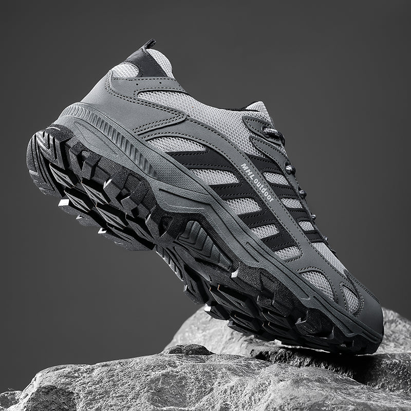 Men's Orthopedic Arch Support Wide Toe Ankle Support Hiking Shoes Waterproof Non-slip Anti-puncture Work Shoes
