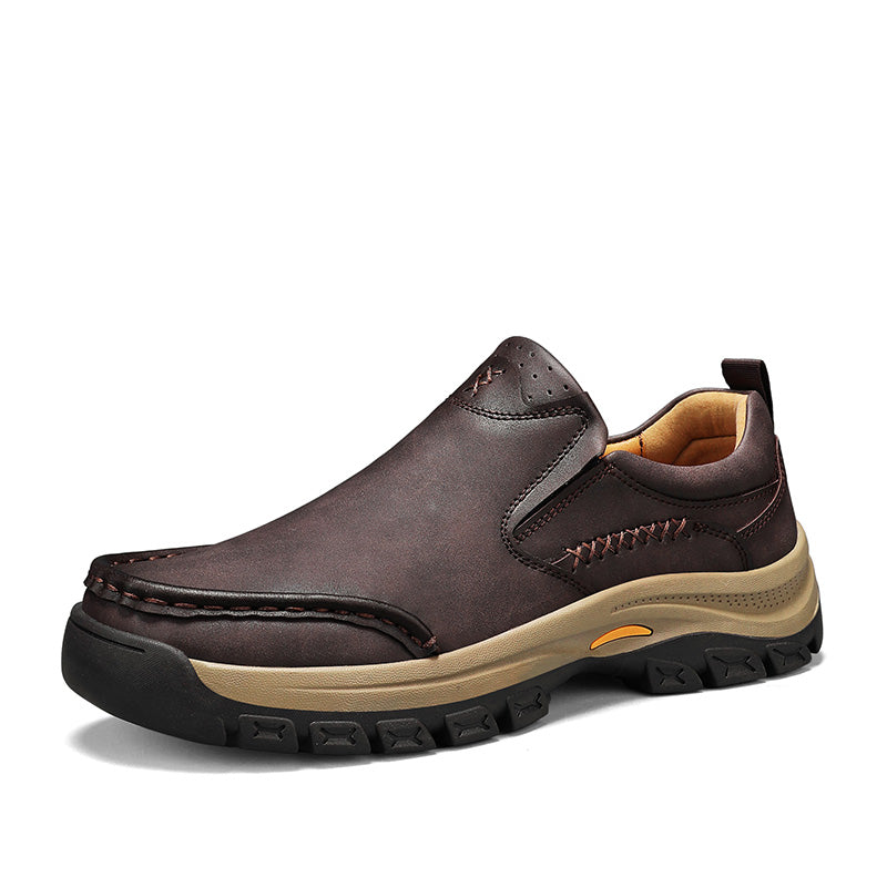 ⏰Limited Time Sale 70% OFF-Men's Orthopedic Arch Support Wide Toe Lightweight Hiking Shoes Waterproof Non-slip Scratch-Resistant Work Shoes, Ideal For Hike All Day with Comfort and Zero Fatigue