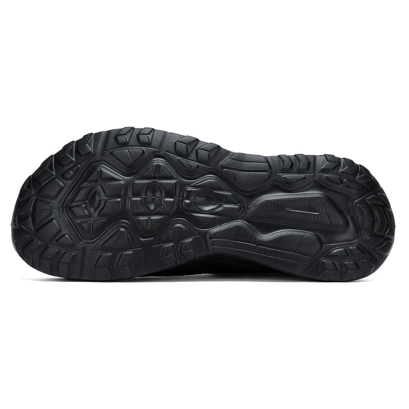 Men‘s’ Slip-On Running Walking Shoes - Zero Laces Comfort, Non-Slip Traction & Cushioned Support