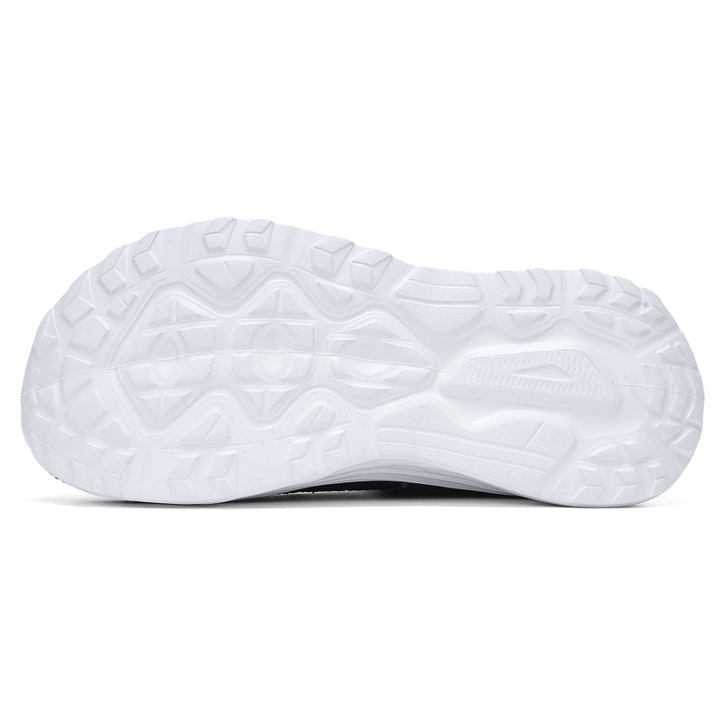 Men‘s’ Slip-On Running Walking Shoes - Zero Laces Comfort, Non-Slip Traction & Cushioned Support