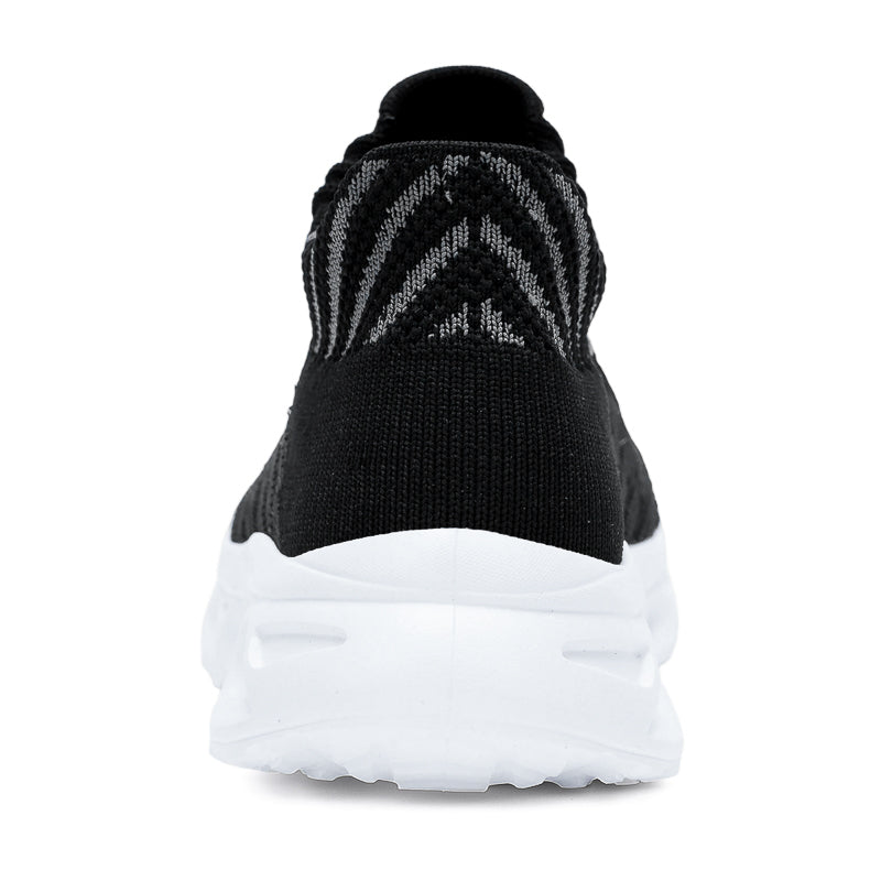 Men‘s’ Slip-On Running Walking Shoes - Zero Laces Comfort, Non-Slip Traction & Cushioned Support