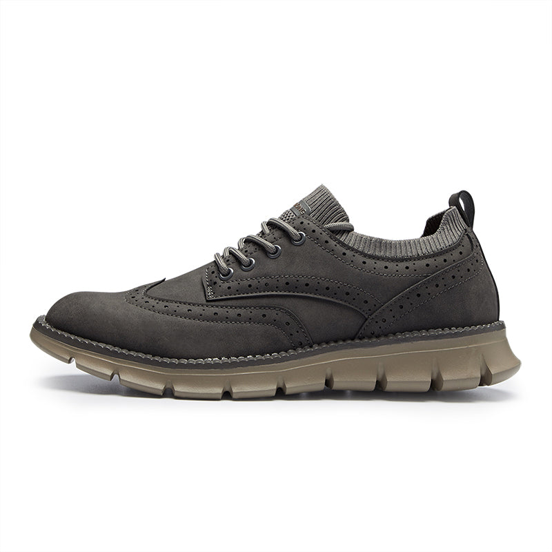 Men’s Retro Leather Zip Boots Built for Comfort, Wide Toe, Arch Support, Pressure Relief, Waterproof for Every Seaso
