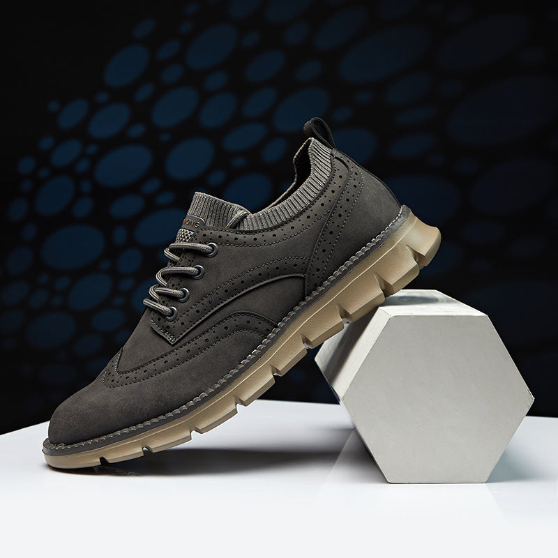 Men’s Retro Leather Zip Boots Built for Comfort, Wide Toe, Arch Support, Pressure Relief, Waterproof for Every Seaso