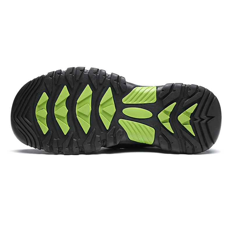 Men's Orthopedic Arch Support Wide Toe Lightweight Hiking Shoes Waterproof Non-slip Scratch-Resistant Work Shoes, Ideal For Hike All Day with Comfort and Zero Fatigue
