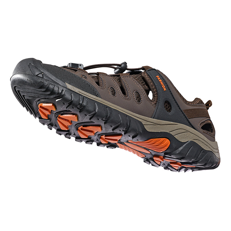 Men's Orthopedic Arch Support Wide Toe Lightweight Hiking Shoes Waterproof Non-slip Scratch-Resistant Work Shoes, Ideal For Hike All Day with Comfort and Zero Fatigue