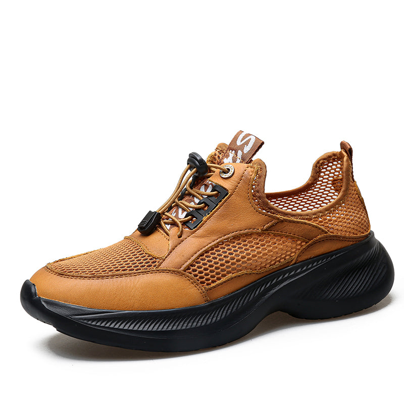 Men's Orthopedic Walking Boots - Built-In Arch Support; Waterproof Leather Upper; Wide Toe; Non-Slip; Ankle Support; Scratch&Smash&Puncture Resistant; Comfortable Hiking Boots