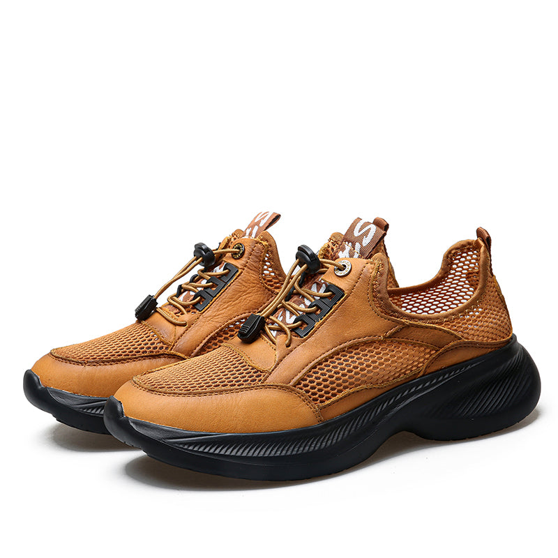 Men's Orthopedic Walking Boots - Built-In Arch Support; Waterproof Leather Upper; Wide Toe; Non-Slip; Ankle Support; Scratch&Smash&Puncture Resistant; Comfortable Hiking Boots