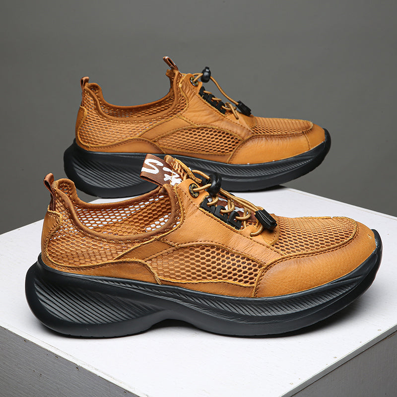 Men's Orthopedic Walking Boots - Built-In Arch Support; Waterproof Leather Upper; Wide Toe; Non-Slip; Ankle Support; Scratch&Smash&Puncture Resistant; Comfortable Hiking Boots