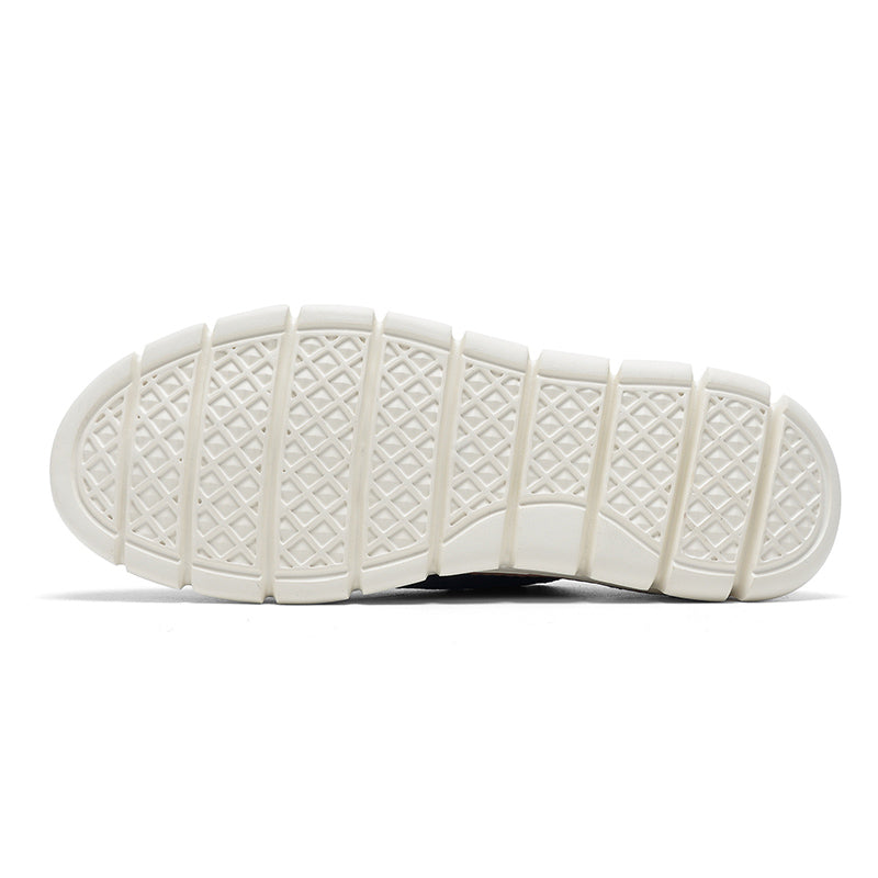 Men‘s’ Slip-On Running Walking Shoes - Zero Laces Comfort, Non-Slip Traction & Cushioned Support