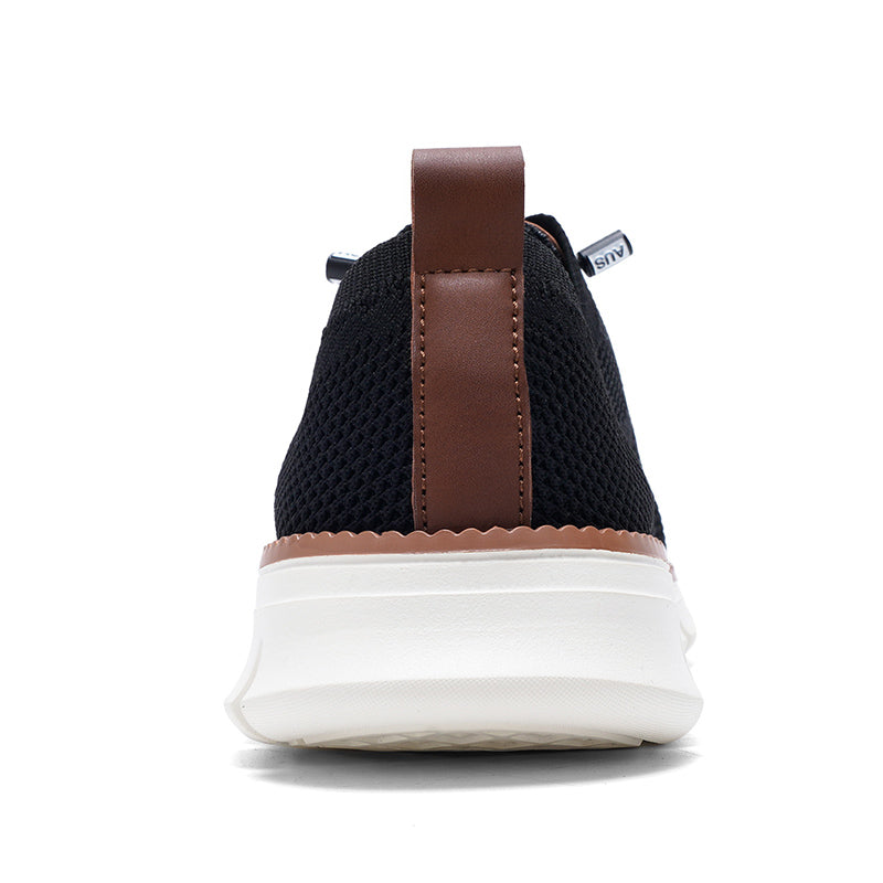 Men‘s’ Slip-On Running Walking Shoes - Zero Laces Comfort, Non-Slip Traction & Cushioned Support