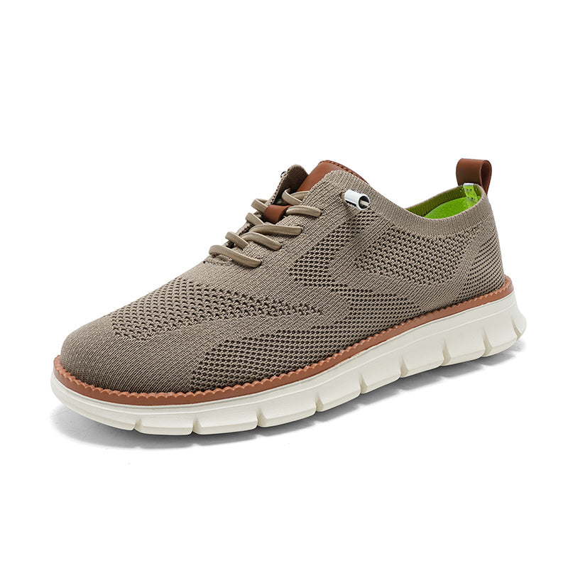 Men‘s’ Slip-On Running Walking Shoes - Zero Laces Comfort, Non-Slip Traction & Cushioned Support