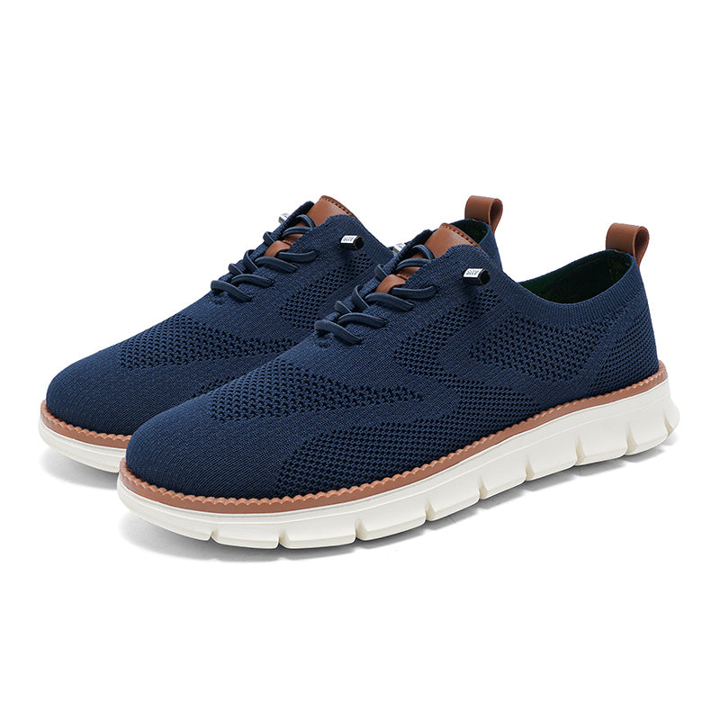 Men‘s’ Slip-On Running Walking Shoes - Zero Laces Comfort, Non-Slip Traction & Cushioned Support