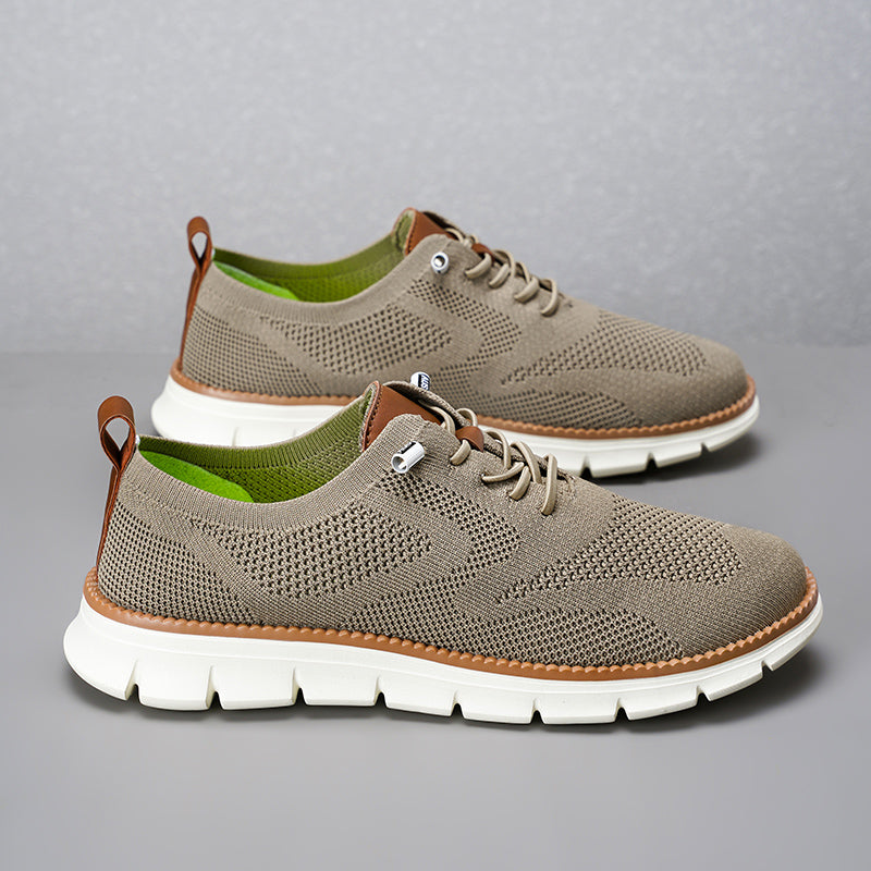Men‘s’ Slip-On Running Walking Shoes - Zero Laces Comfort, Non-Slip Traction & Cushioned Support