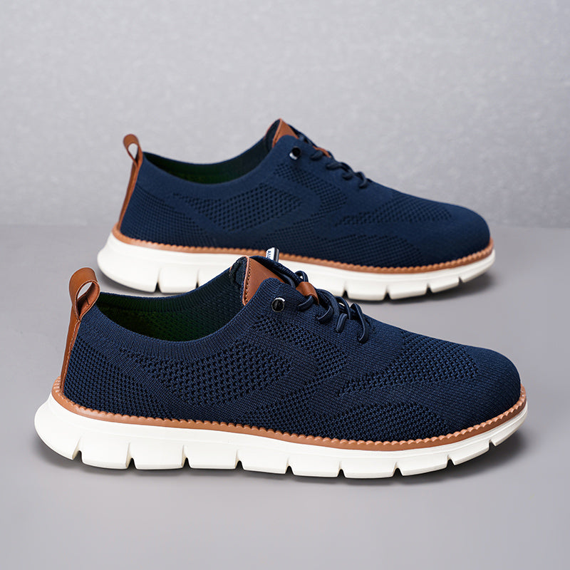 Men‘s’ Slip-On Running Walking Shoes - Zero Laces Comfort, Non-Slip Traction & Cushioned Support