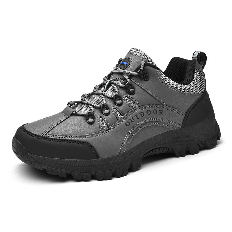 Men's Orthopedic Arch Support Wide Toe Lightweight Hiking Shoes Waterproof Non-slip Scratch-Resistant Work Shoes, Ideal For Hike All Day with Comfort and Zero Fatigue