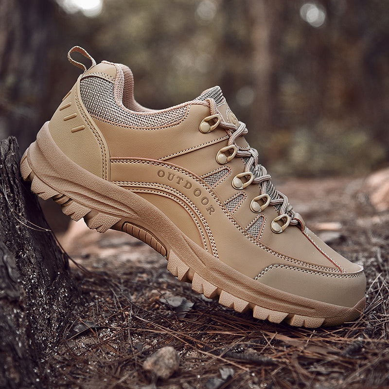 Men's Orthopedic Arch Support Wide Toe Lightweight Hiking Shoes Waterproof Non-slip Scratch-Resistant Work Shoes, Ideal For Hike All Day with Comfort and Zero Fatigue