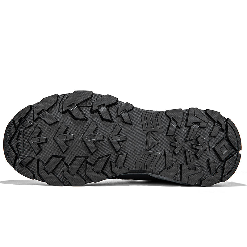 Men's Mesh Hiking Shoes - Lace-Up, Enhanced Support, Wide Toe Box with Arch Support