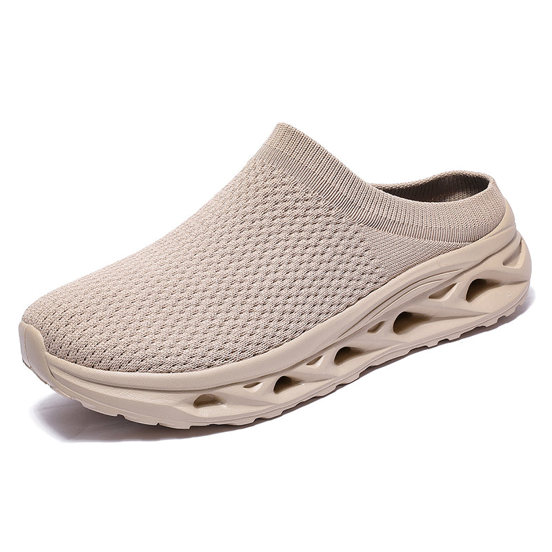 Men's Mesh Sandals - Slip-On, Maximum Ventilation, Wide Toe Box with Arch Support