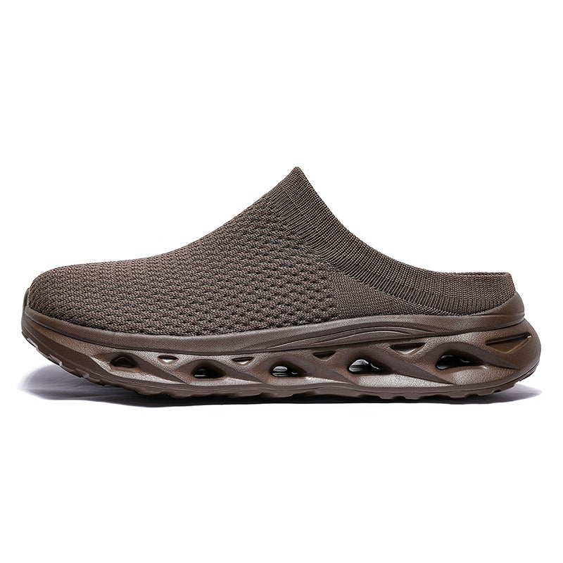 Men's Mesh Sandals - Slip-On, Maximum Ventilation, Wide Toe Box with Arch Support