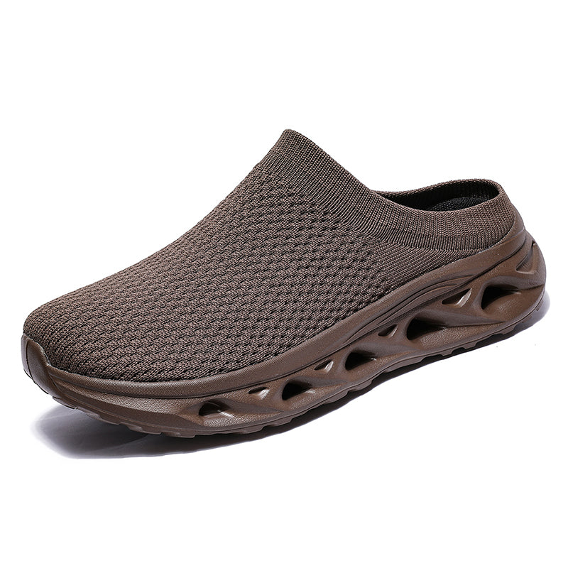Men's Mesh Sandals - Slip-On, Maximum Ventilation, Wide Toe Box with Arch Support