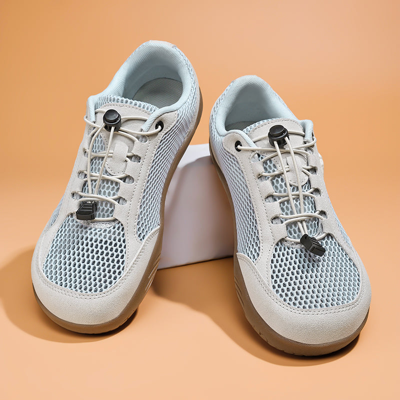 Men's Mixed Material Casual Boots - Lace-Up, Lightweight, Wide Toe Box with Arch Support