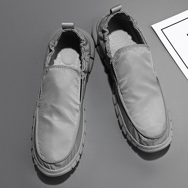 Men's Leather Slip-On | Slip On Without Bending | Leather Looks, Cloud Comfort