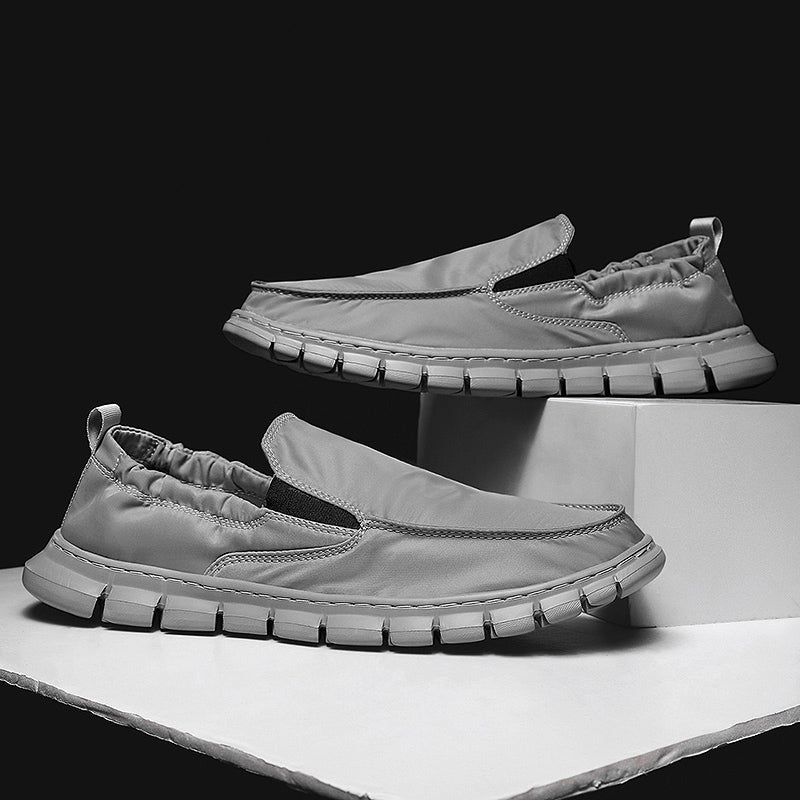 Men's Leather Slip-On | Slip On Without Bending | Leather Looks, Cloud Comfort