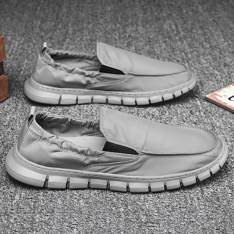 Men's Leather Slip-On | Slip On Without Bending | Leather Looks, Cloud Comfort