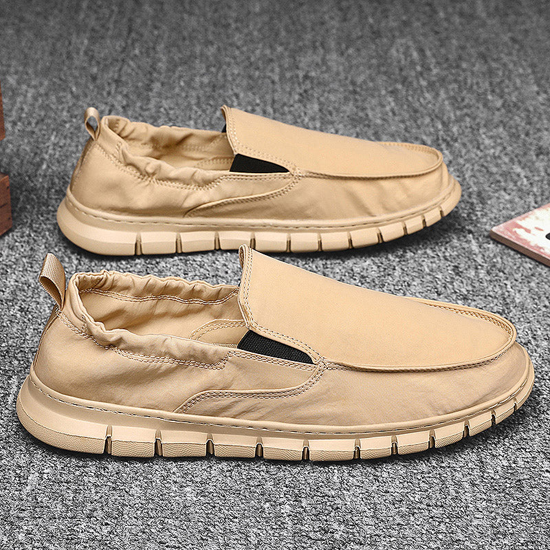 Men's Leather Slip-On | Slip On Without Bending | Leather Looks, Cloud Comfort