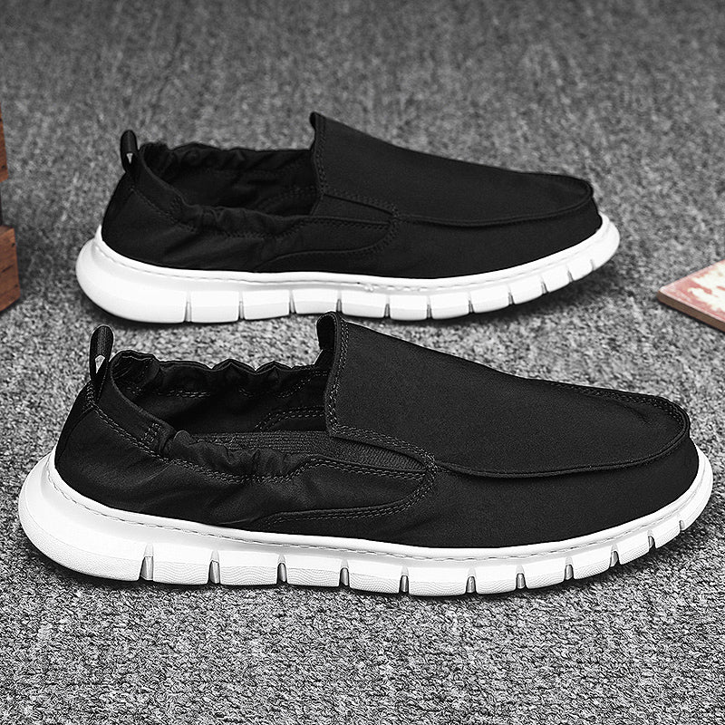 Men's Leather Slip-On | Slip On Without Bending | Leather Looks, Cloud Comfort
