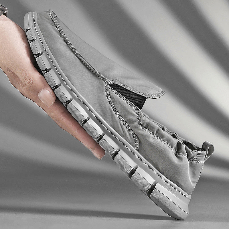 Men's Leather Slip-On | Slip On Without Bending | Leather Looks, Cloud Comfort