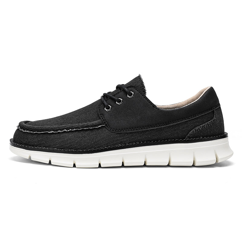 Men's Mesh Walking Shoes - Lace-Up, Maximum Support, Wide Toe Box with Arch Support