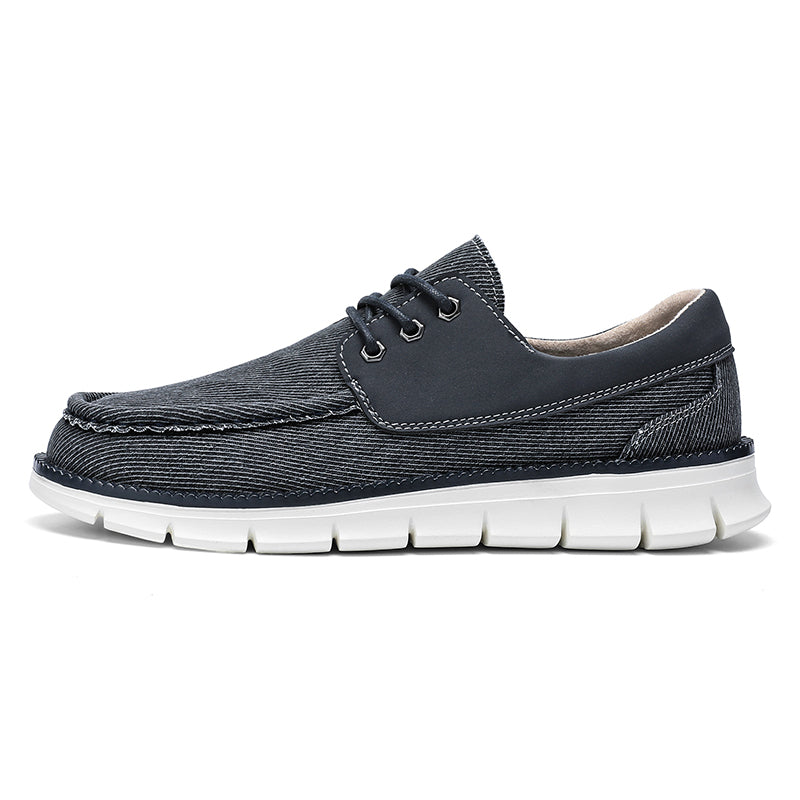 Men's Mesh Walking Shoes - Lace-Up, Maximum Support, Wide Toe Box with Arch Support