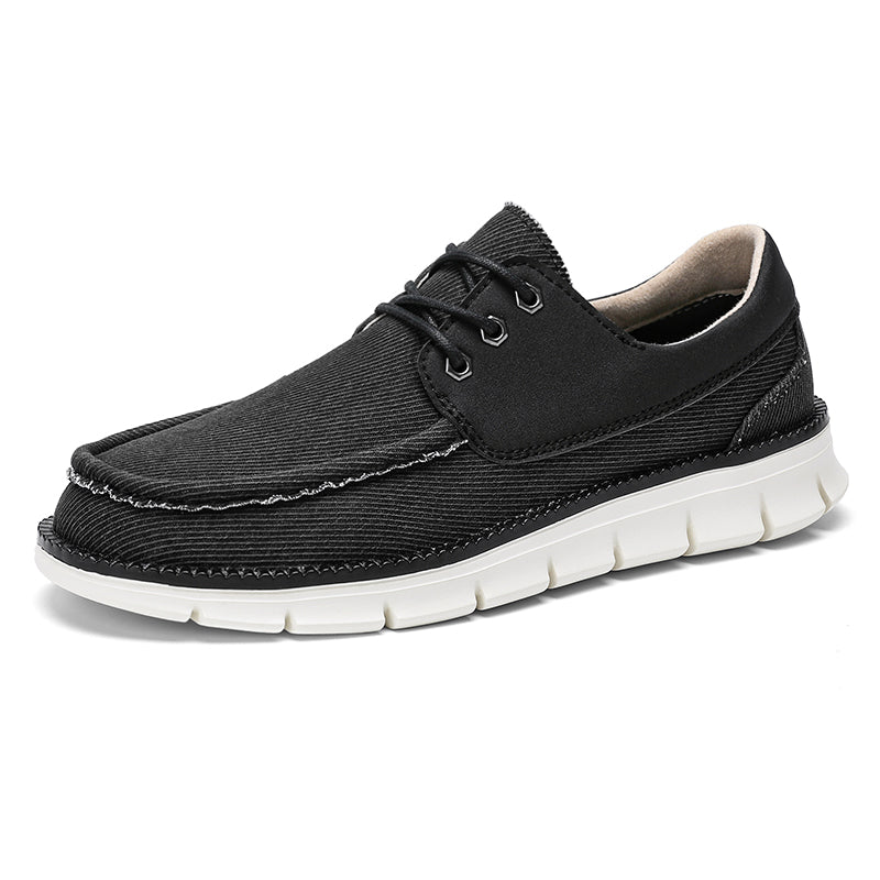 Men's Mesh Walking Shoes - Lace-Up, Maximum Support, Wide Toe Box with Arch Support