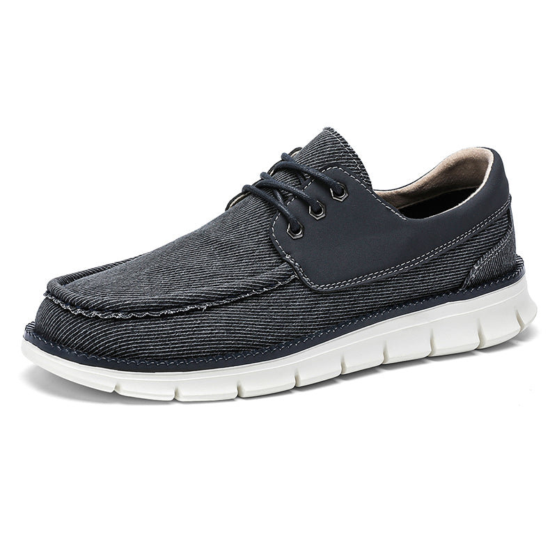 Men's Mesh Walking Shoes - Lace-Up, Maximum Support, Wide Toe Box with Arch Support