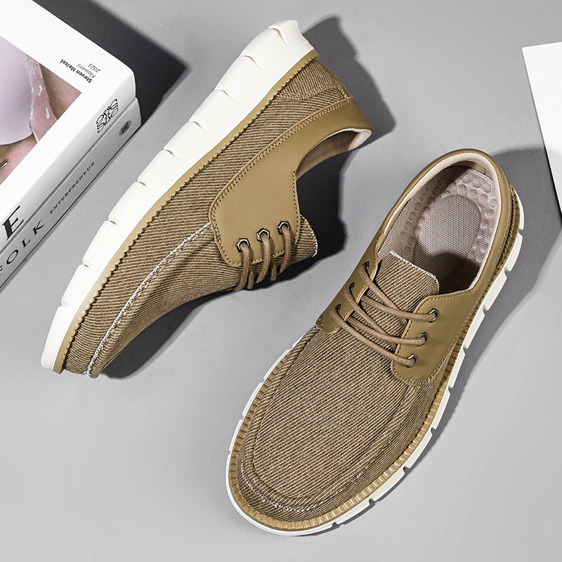 Men's Mesh Walking Shoes - Lace-Up, Maximum Support, Wide Toe Box with Arch Support